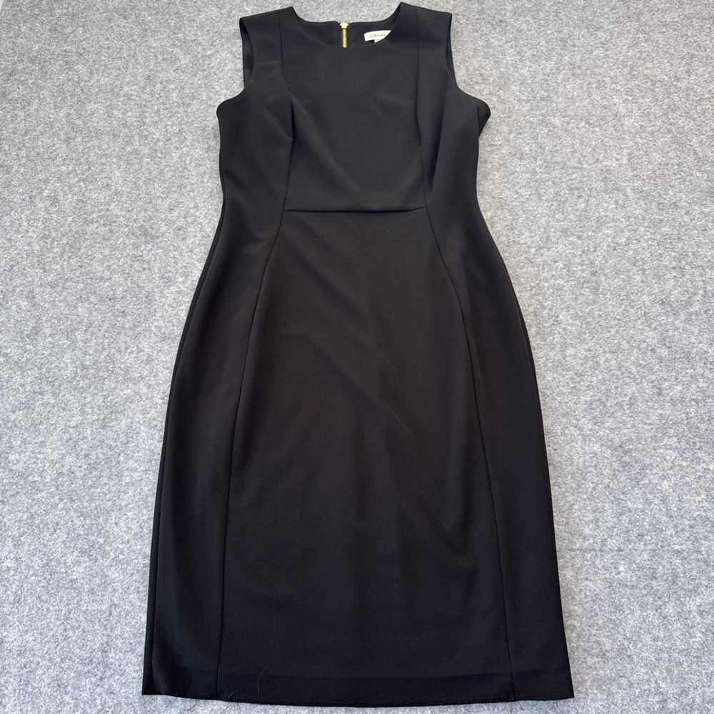 Calvin Klein Women's Black Sleeveless‎ Dress Size 10